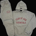 Fear of God FW24 Grey and Red Tracksuit
