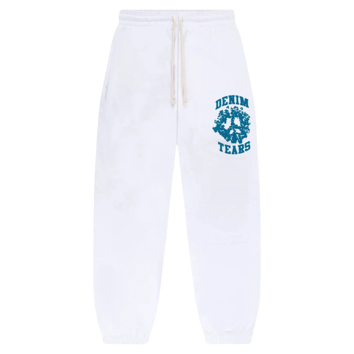 Denim Tears University White Joggers