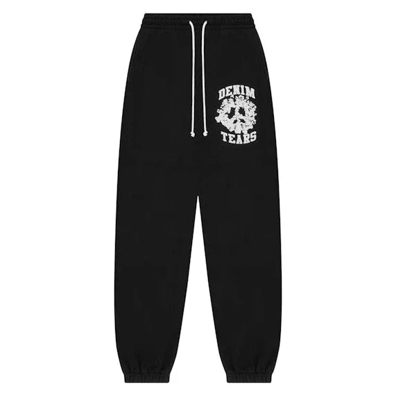 Denim Tears University Black & White Joggers