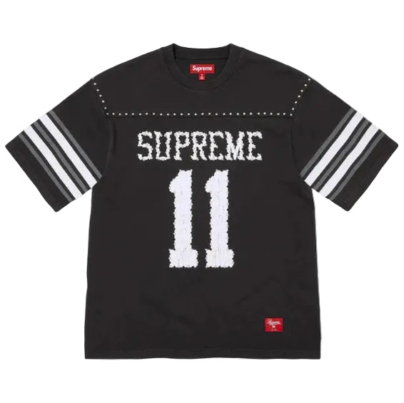 Supreme Black Studded Football Top