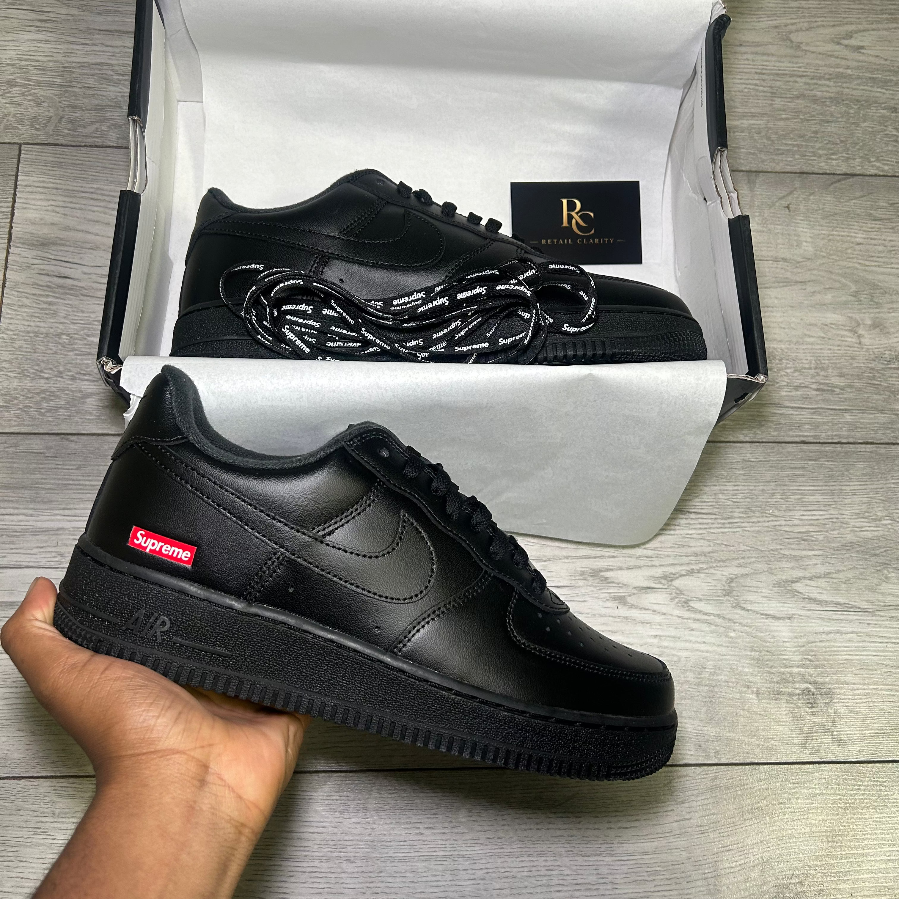 Airforce 1 Supreme Black
