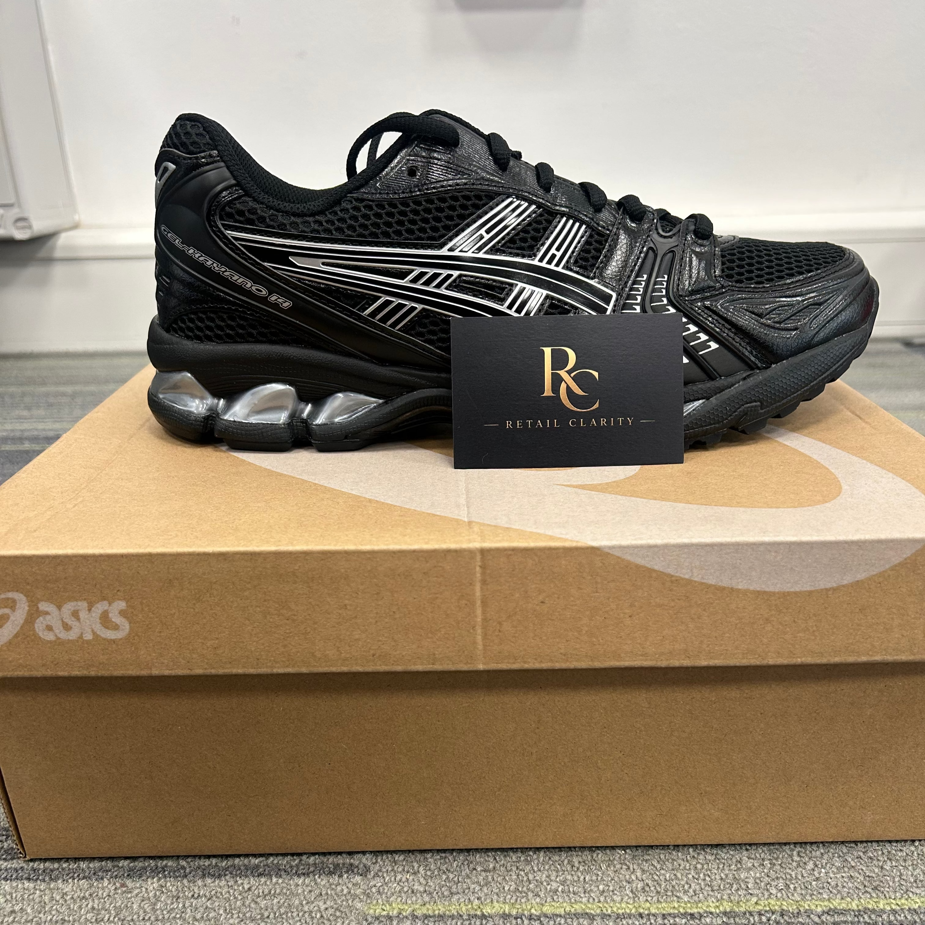 Asics Gel Kayano 14 Black/Pure silver