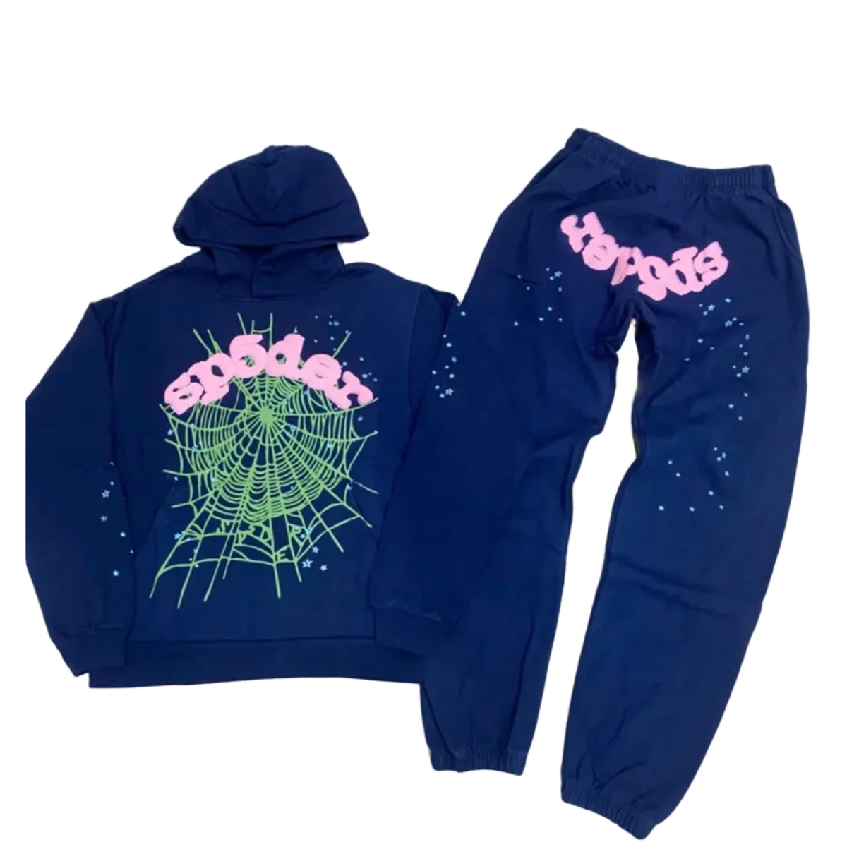 Sp5der Web Navy Tracksuit