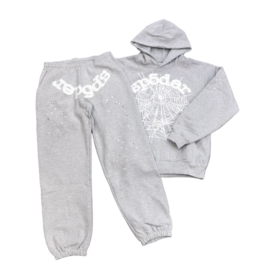 Sp5der Web Grey Tracksuit