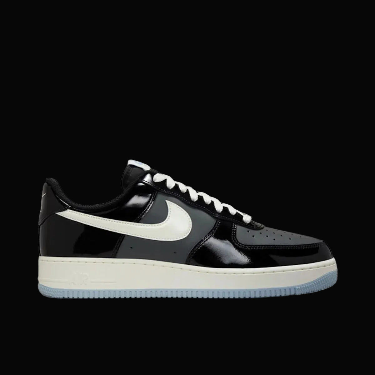 Airforce 1 Black Iron Grey Patent