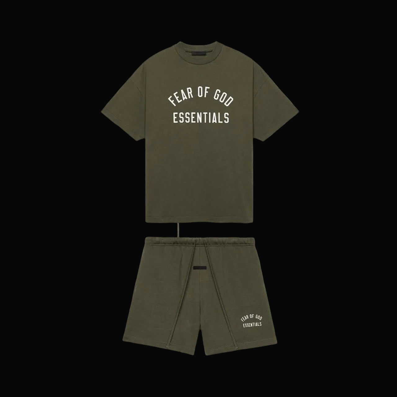 Fear of God FW24 Military Green Short Set