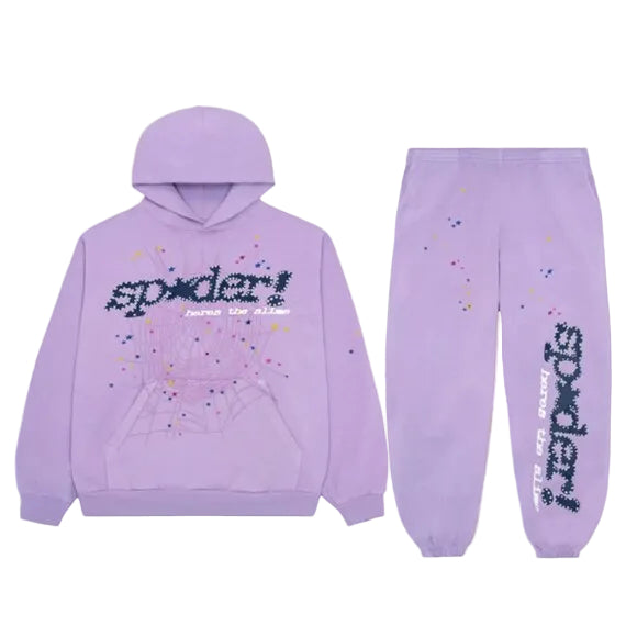 Sp5der Acai Purple Tracksuit