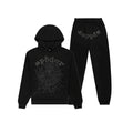 Sp5der Web Triple Black Tracksuit