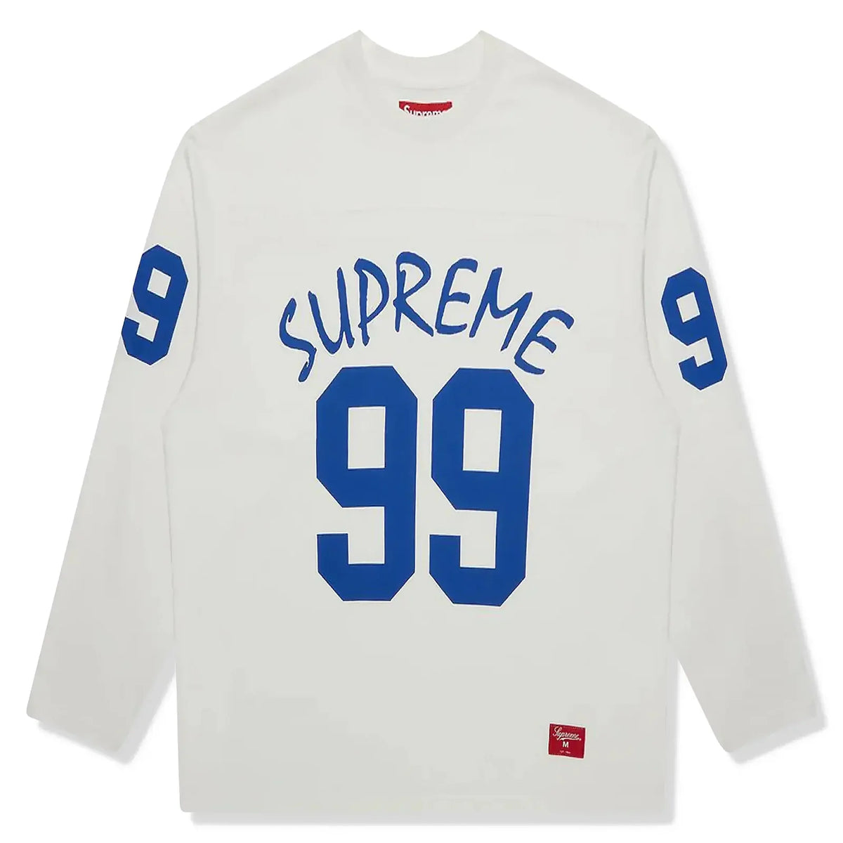 Supreme Long sleeve tee 99 white and blue